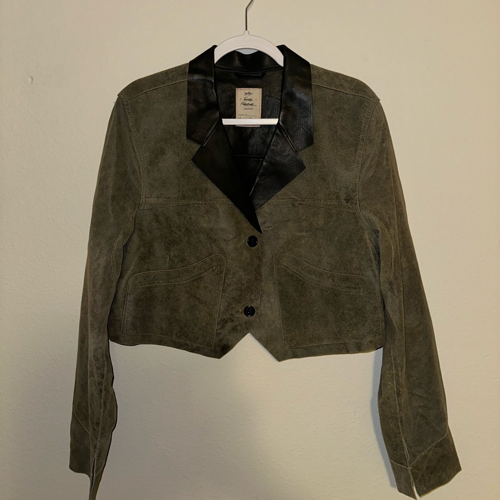 Free People RARE Authentic Lamb Leather Jacket